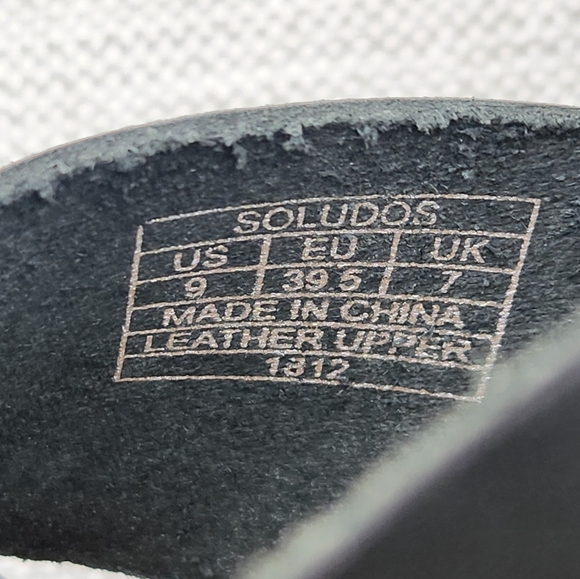 Soludos Amalfi Size 9 Black Leather Platform Sandals Heel Slingback Boho Sisal - Picture 11 of 16